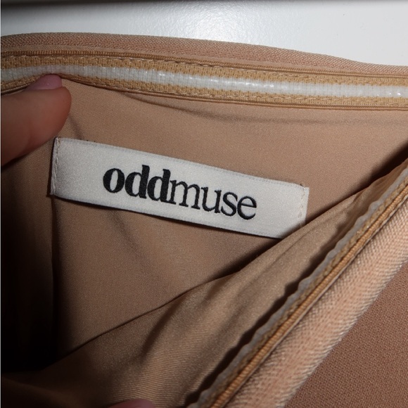 Odd Muse “the ultimate muse - a line dress” in camel - Picture 4 of 5